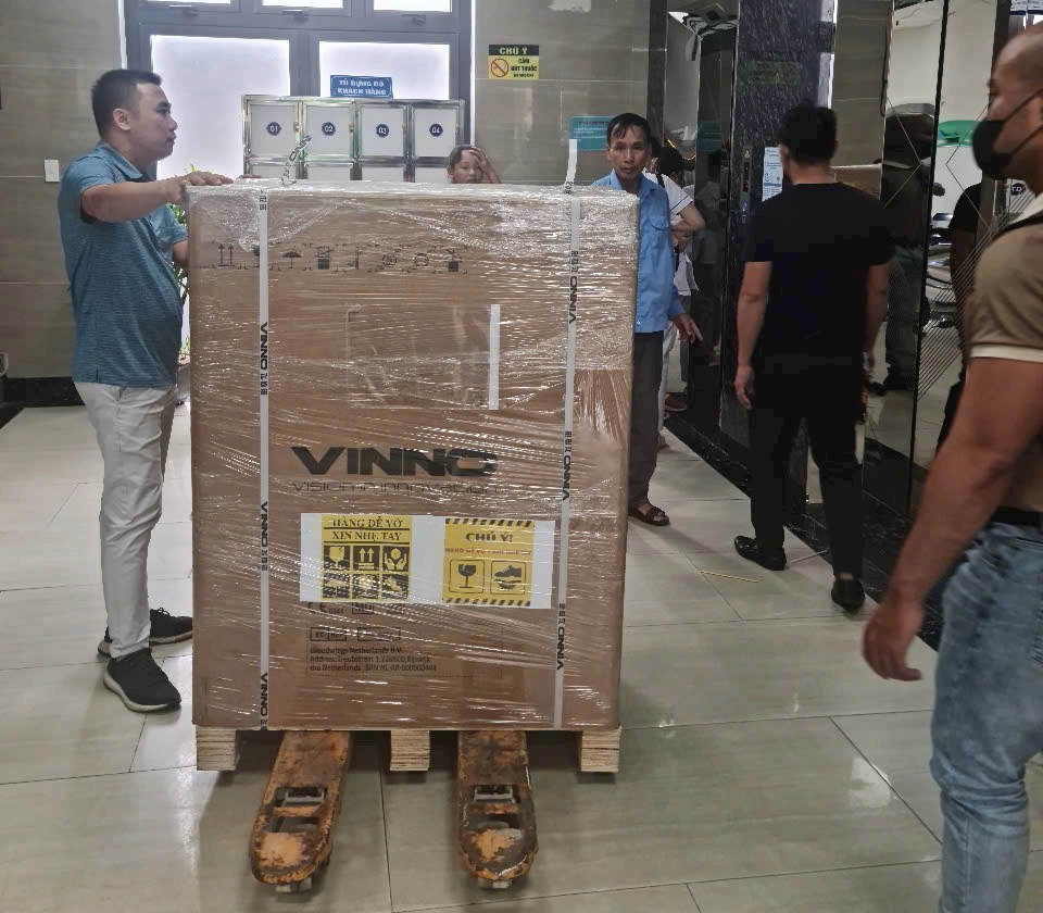 bàn giao máy siêu âm đàn hồi Vinno R700 tại Quảng Bình