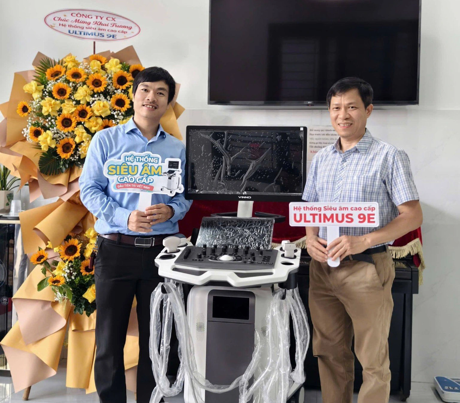 lắp máy siêu âm cao cấp nhất vinno Ultimus tại Đà Nẵng