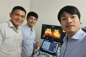 lắp đặt máy siêu âm Vinno R700 cho phòng khám đa khoa tại Miền Nam