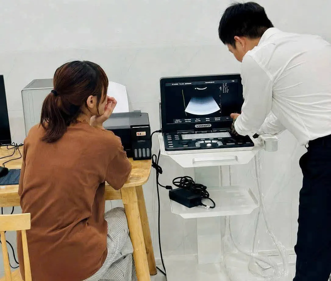 lắp máy siêu âm xách tay Vinno A3